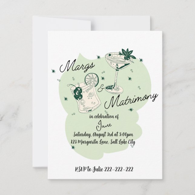 Margs & Matrimony  Card (Front)