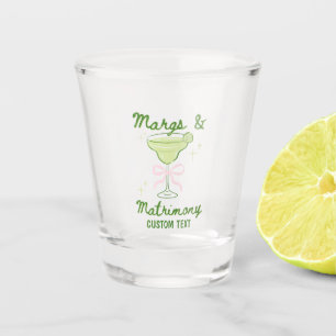 Margs & Matrimony Custom Shot Glass