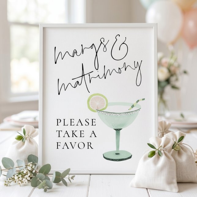 Margs Matrimony Favours Sign Bridal Shower  (Creator Uploaded)