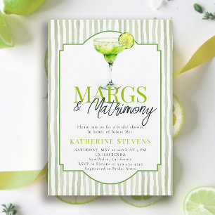 Margs Matrimony Margarita Bistro Bridal Shower Invitation