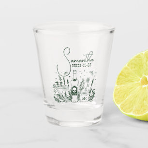 Margs Matrimony Skull Fiesta Couple Shower Welcome Shot Glass