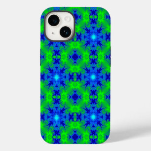 Marguerite , Daisies flowers in blue green Case-Mate iPhone 14 Case