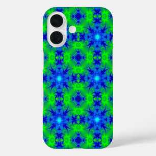 Marguerite , Daisies flowers in blue green iPhone 16 Case