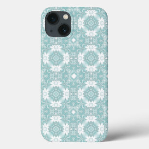 Marguerite , Daisies flowers in ice blue iPhone 13 Case