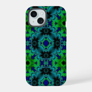 Marguerite , Daisies Flowers in Retro Style iPhone 15 Case