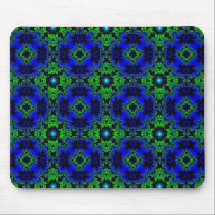 Marguerite , Daisies Flowers in Retro Style Mouse Mat