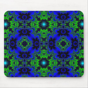 Marguerite , Daisies Flowers in Retro Style Mouse Mat