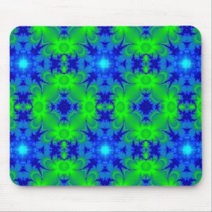 Marguerite , Daisies Flowers in Retro Style Mouse Mat