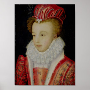Marguerite de Valois c.1572 Poster