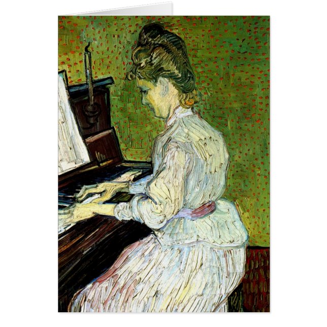 Marguerite Gachet at the Piano by Vincent van Gogh (Front)