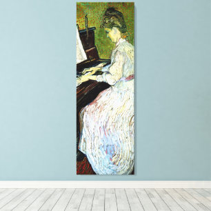 Marguerite Gachet at the Piano by Vincent van Gogh Canvas Print