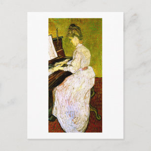 Marguerite Gachet at the Piano, Vincent van Gogh Postcard