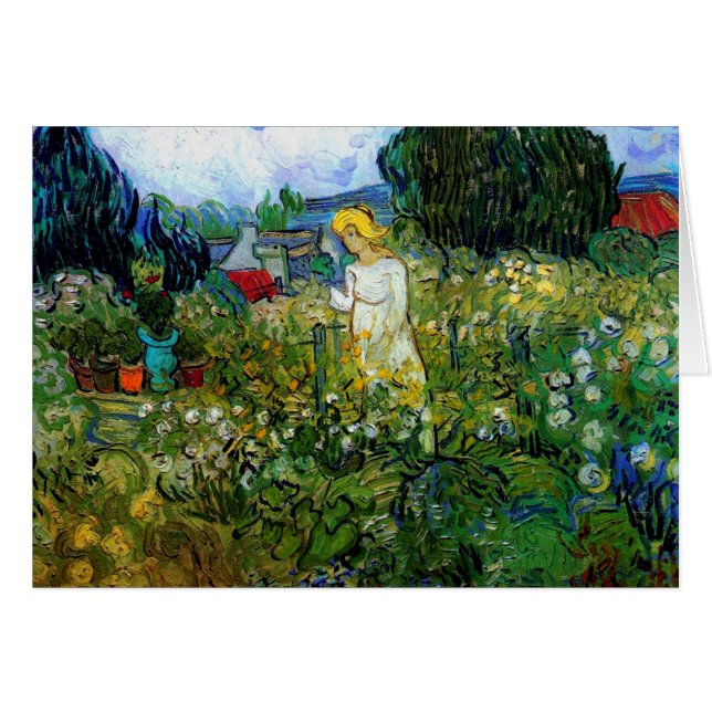 Marguerite Gachet in Garden Van Gogh Fine Art (Front Horizontal)