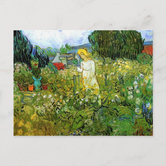 Marguerite Gachet in the Garden by van Gogh Postcard (Front)
