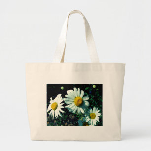 Marguerites Large Tote Bag