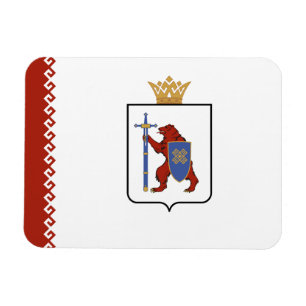 Mari El Flag Magnet