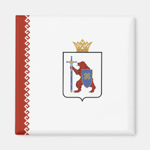 Mari El Flag Magnet