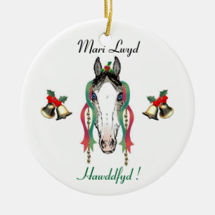 Mari Lwyd Ornament