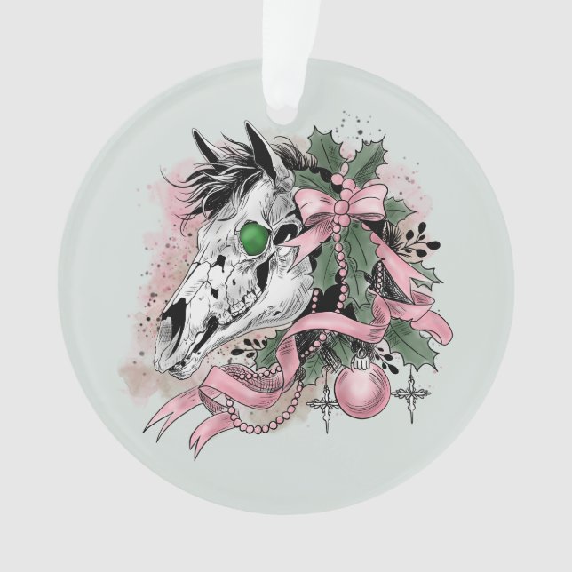 Mari Lwyd Ornament (Front)