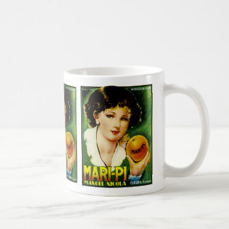 Mari Pi Orange Label Coffee Mug