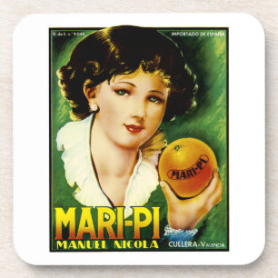 Mari Pi Oranges Coaster