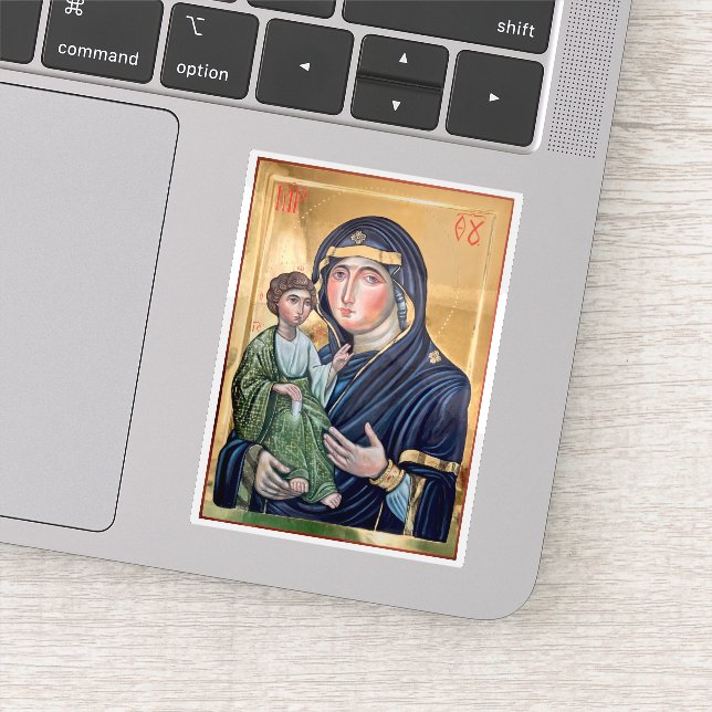 Maria Advocata Nostra Icon (Detail)