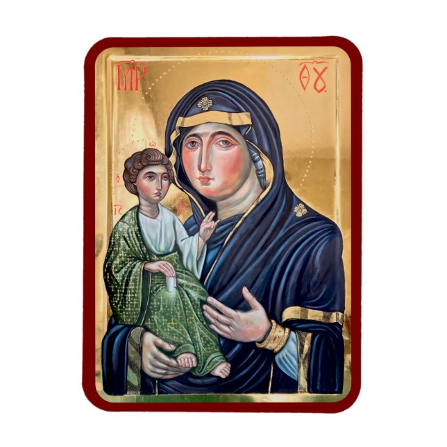 Maria Advocata Nostra Icon Magnet (Vertical)