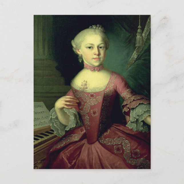 Maria-Anna Mozart, called 'Nannerl' Postcard (Front)