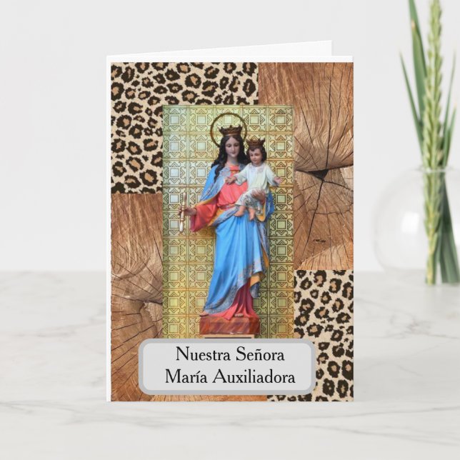 María, Auxiliadora de los Cristianos Card (Front)