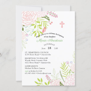 Maria Baptism Invitation