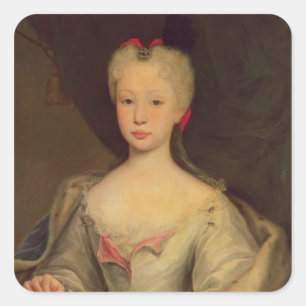 Maria Barbara de Braganza Queen of Spain Square Sticker