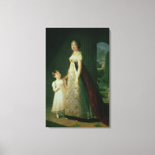 Maria Carolina Bonaparte, Queen of Naples Canvas Print
