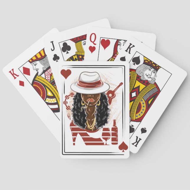 Maria do Morro by Orádia N.C. Porciunula Playing Cards (Back)