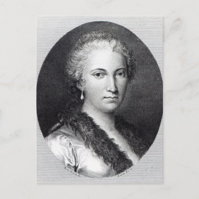 Maria Gaetana Agnesi Postcard (Front)