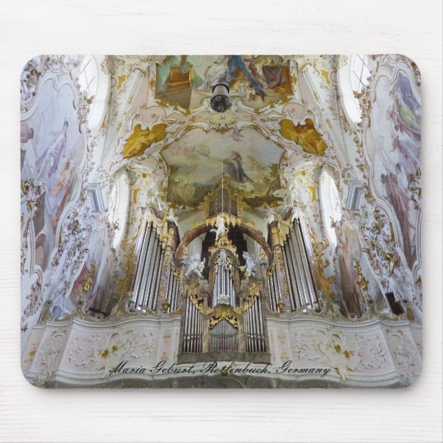 Maria Geburt, Rottenbuch, Germany Mouse Mat (Front)