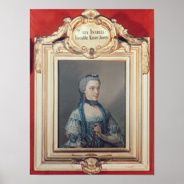 Maria Isabella of Parma Poster (Front)