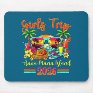 Maria Island Florida Summer Vibe Graphic Art Mouse Mat