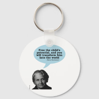 maria montessori quota key ring