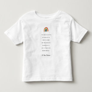 Maria Montessori Quote Toddler T-Shirt