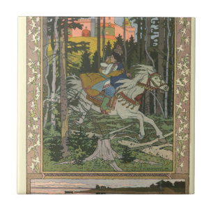 Maria Morevna By Ivan Bilibin Tile