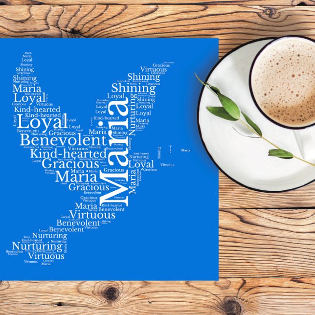 Maria Name Cloud Customisable Poster (Creator Uploaded)