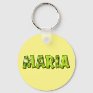 Maria Name Kiwi Design Keyring
