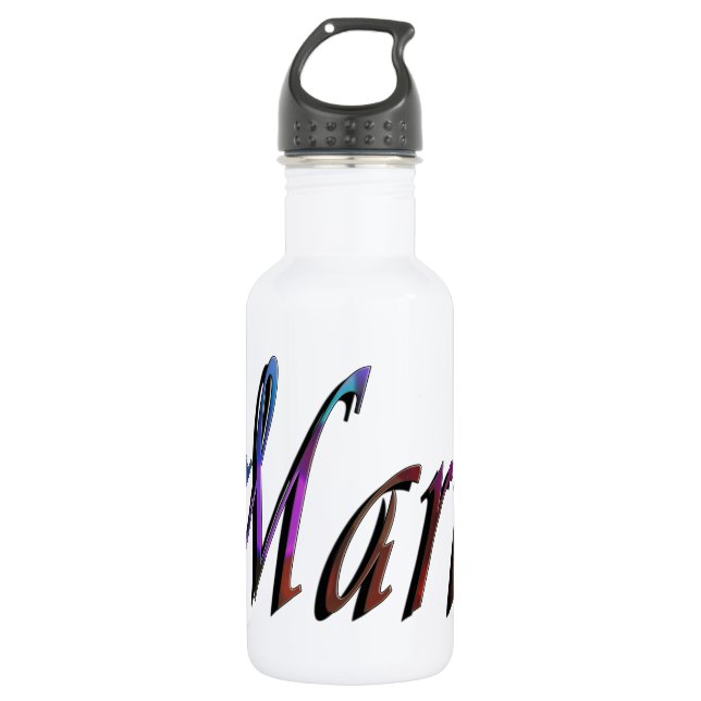 Maria, Name Logo, 532 Ml Water Bottle (Front)