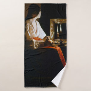 Maria Repenting, La Tour Bath Towel