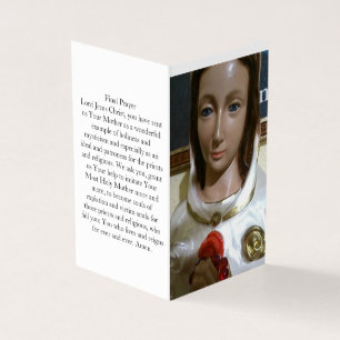 Maria Rosa Mystica Preyer Card