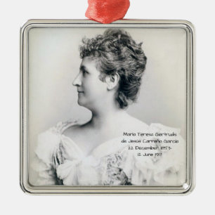 María Teresa Gertrudis de Jesús Carreño García Metal Tree Decoration