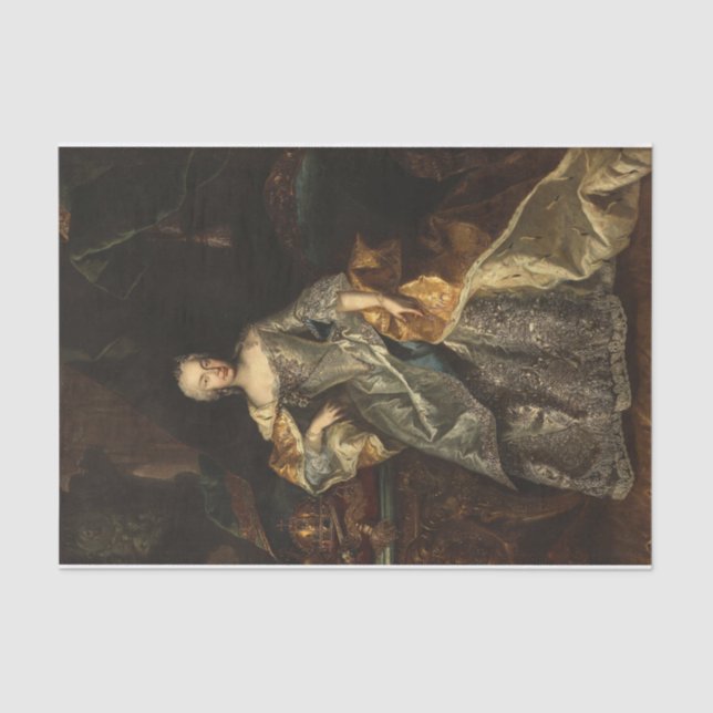 Maria Theresa as Queen of Hungary by Anonymous Tissue Paper (Front)