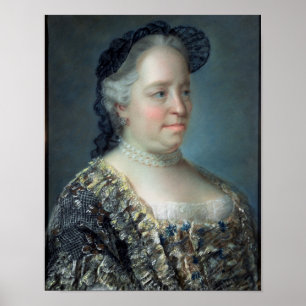 Maria Theresa, Empress of Austria, 1762 Poster