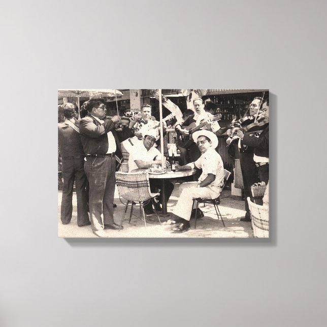mariachi canvas print (Front)