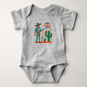 Mariachi Celebration – Happy Cinco de Mayo Baby Bodysuit